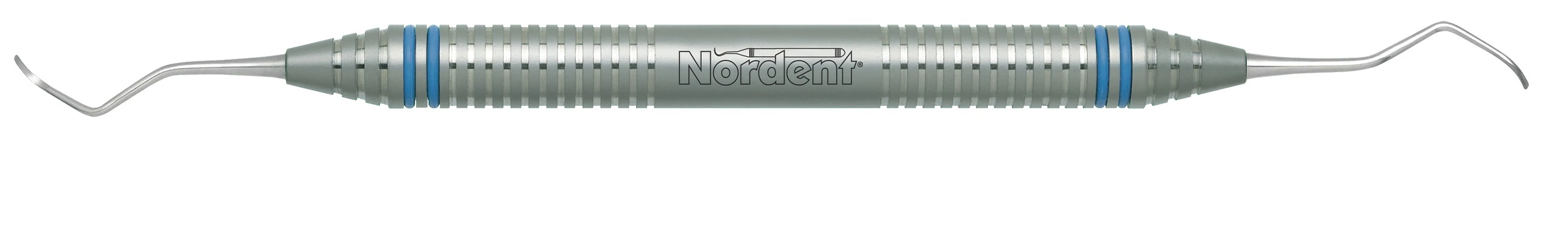 Nordent Barnhart Curette #5-6, Double-End, DuraLite ColorRings Handle, CESCBH56