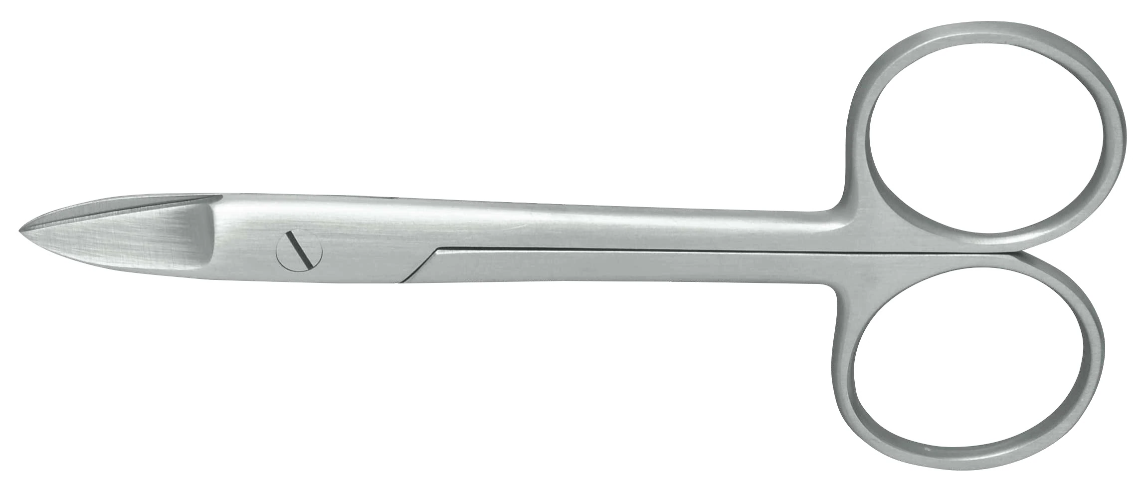 Nordent Crown & Bridge Scissors, Straight, 4 in, Stainless Steel, Each