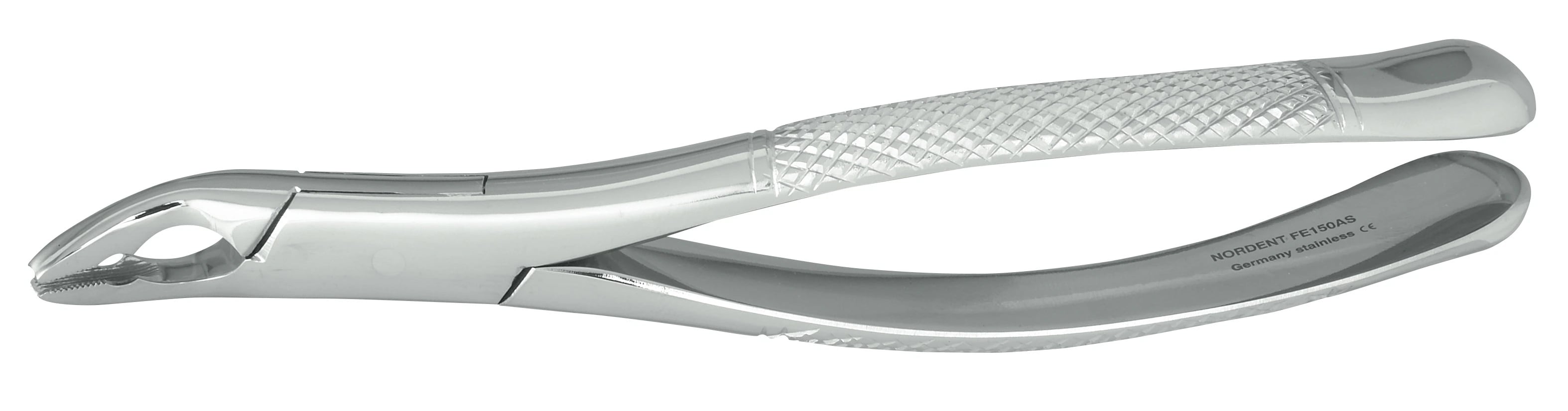 Nordent Extraction Forceps, Upper Universal, Anatomical Beaks, Serrated, #150AS