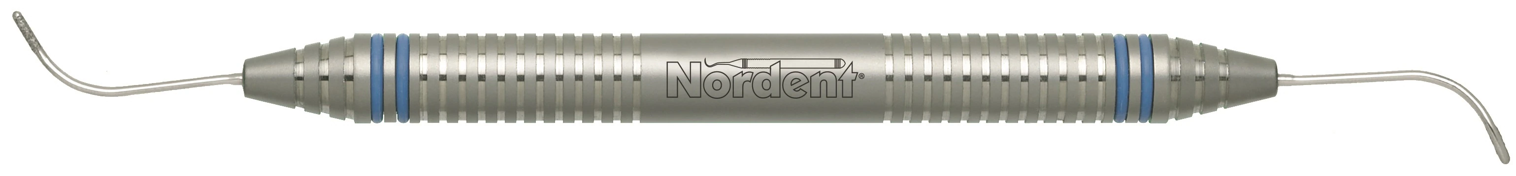 #1 Diamond Furcation File, DuraLite ColorRings Handle, Double-End, 1.0mm, Nordent