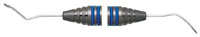 #3 Diamond Furcation File, DuraLite ColorRings Handle, Double-End, Nordent