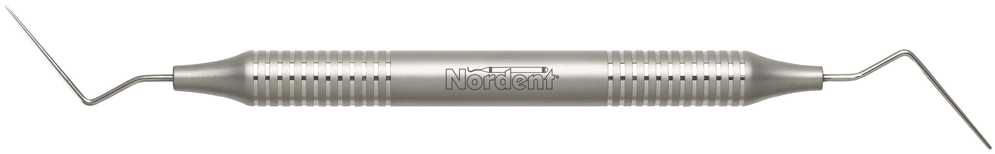 Nordent Root Canal Plugger, Double-Ended, #5-7, DuraLite Round Handle, Hardened Stainless Steel, Each
