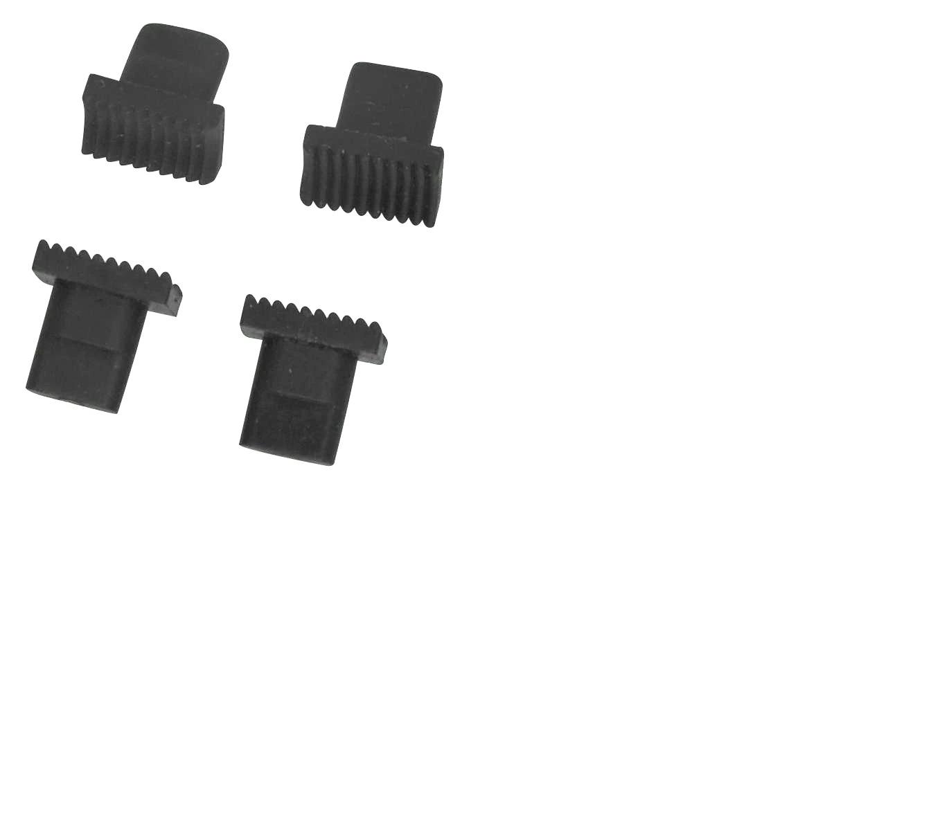 Nordent Crown Adapter Pliers Rubber Insert Replacements for CRN2709, 2 Pairs (4 Pieces)