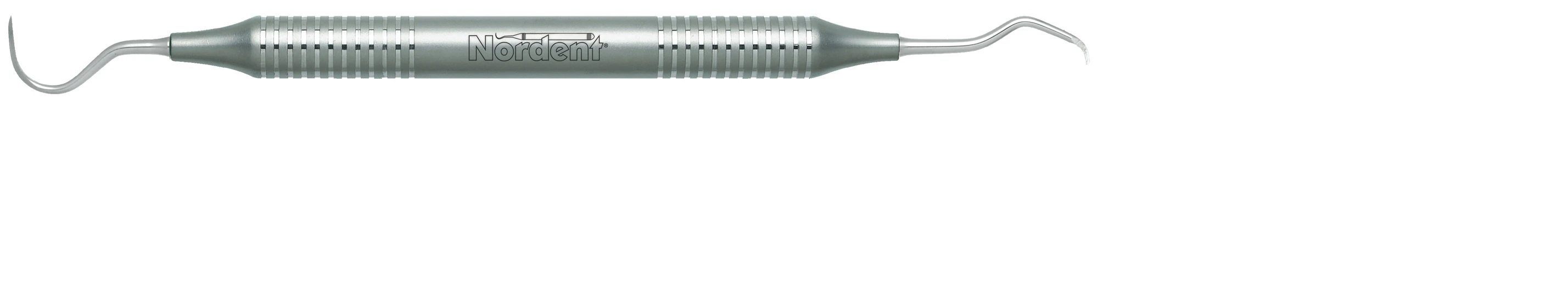 Nordent Towner U15 - Hoe #47, Double End Anterior Scaler, DuraLite Round Handle, Stainless Steel