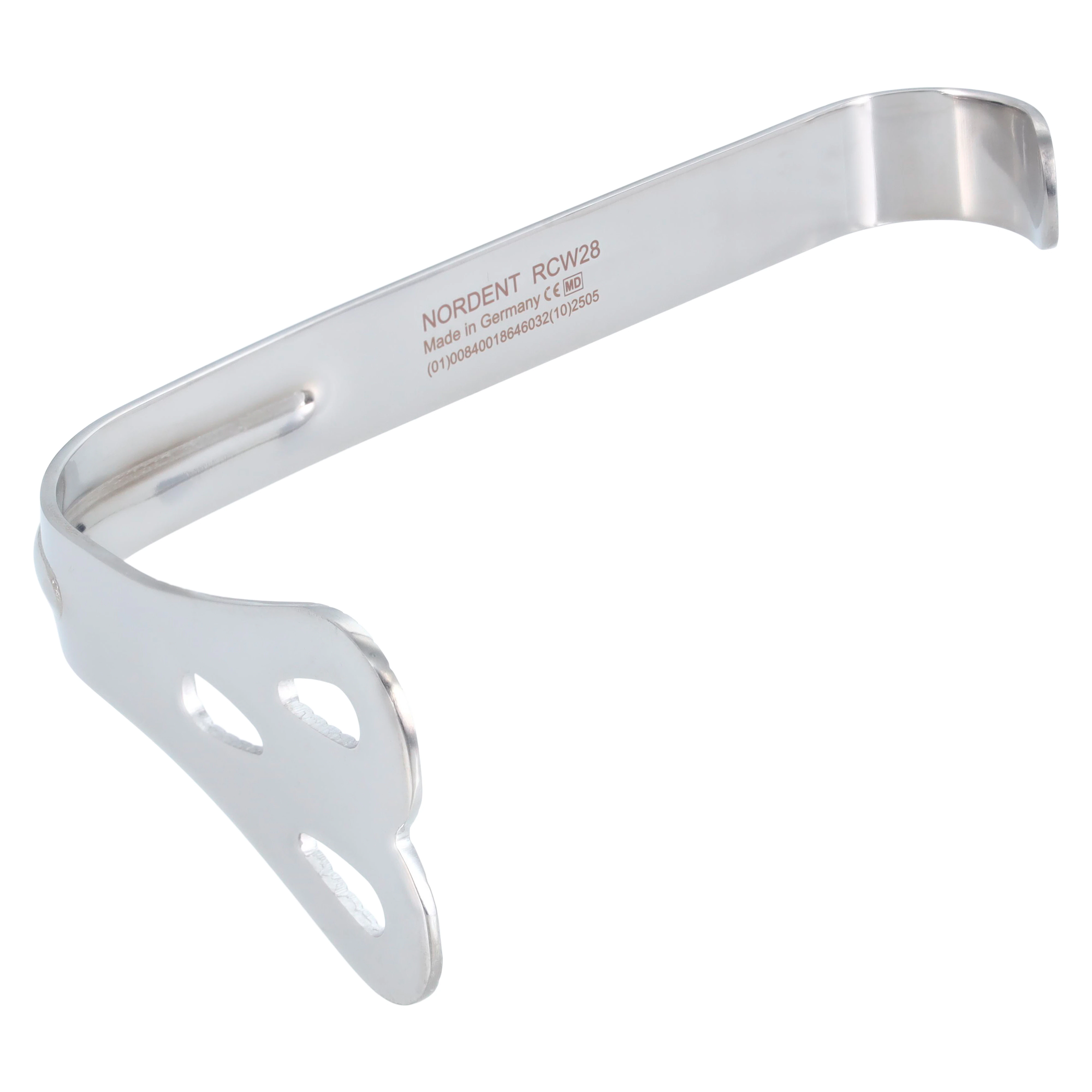 Nordent Weider Retractor, 28mm Wide, Double End, Stainless Steel, RCW28