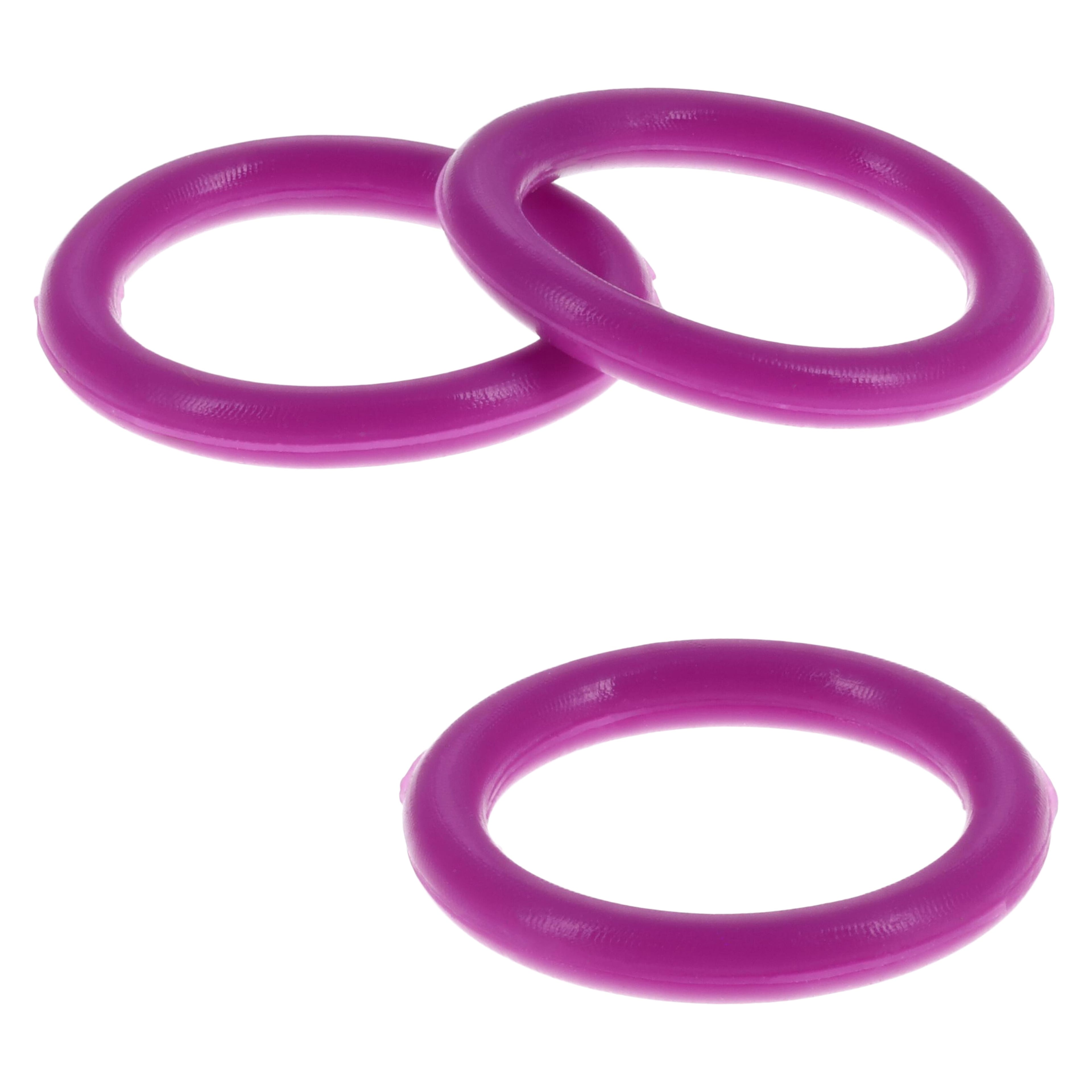 Nordent DuraLite ColorRings, Purple, 48/Bag, RING-PR