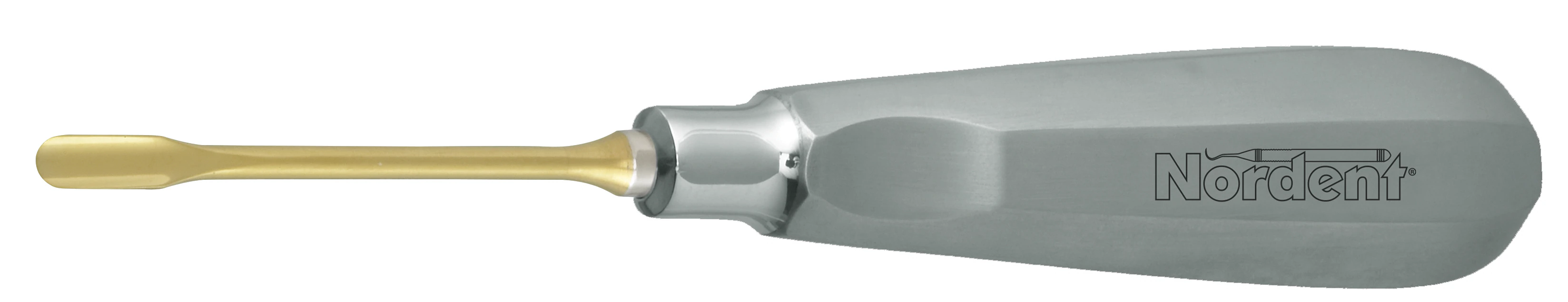 Nordent Luxating Elevator #5ST, Straight, 5 mm Blade, Titanium Nitride Coated, Stainless Steel Handle, 1/Pk, ELX5ST