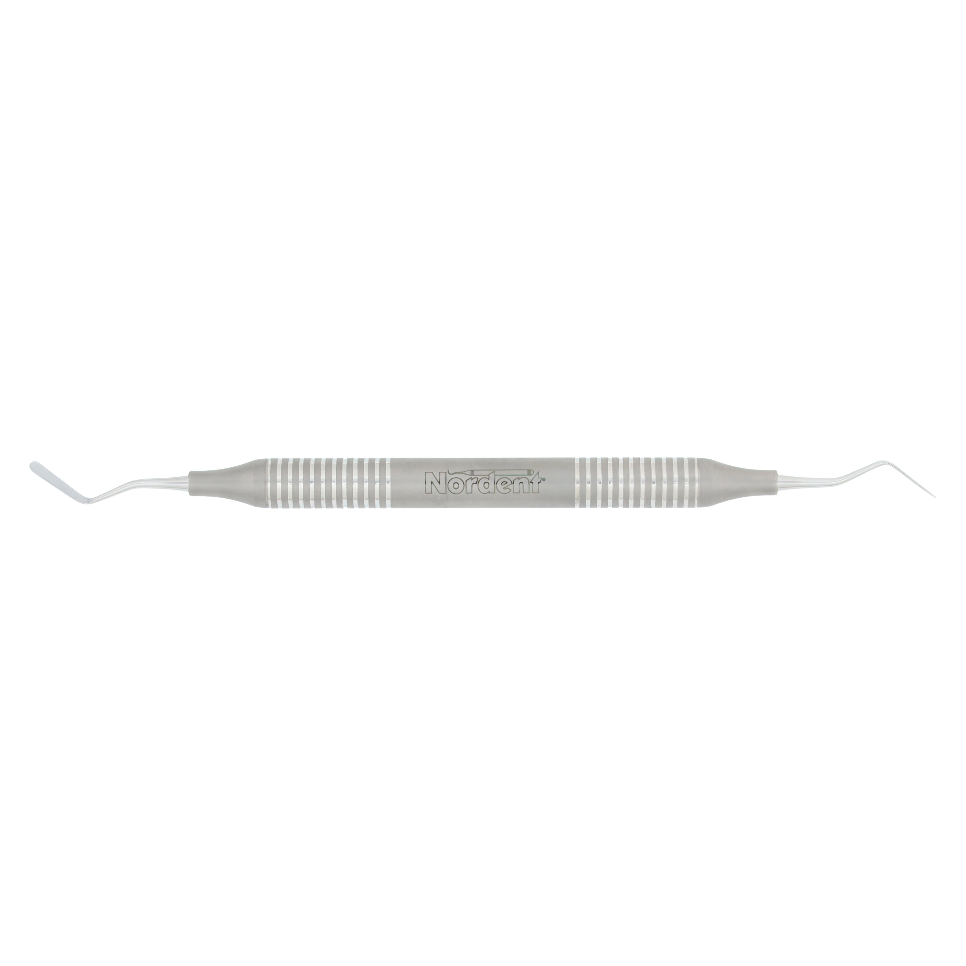 Nordent Composite Placement Instruments - Double Paddle #4 - DuraLite® Round Handle, Stainless Steel, 11mm