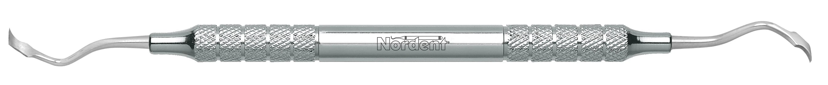 Nordent Chisel Rhodes Back Action, Double End, Stainless Steel, DE