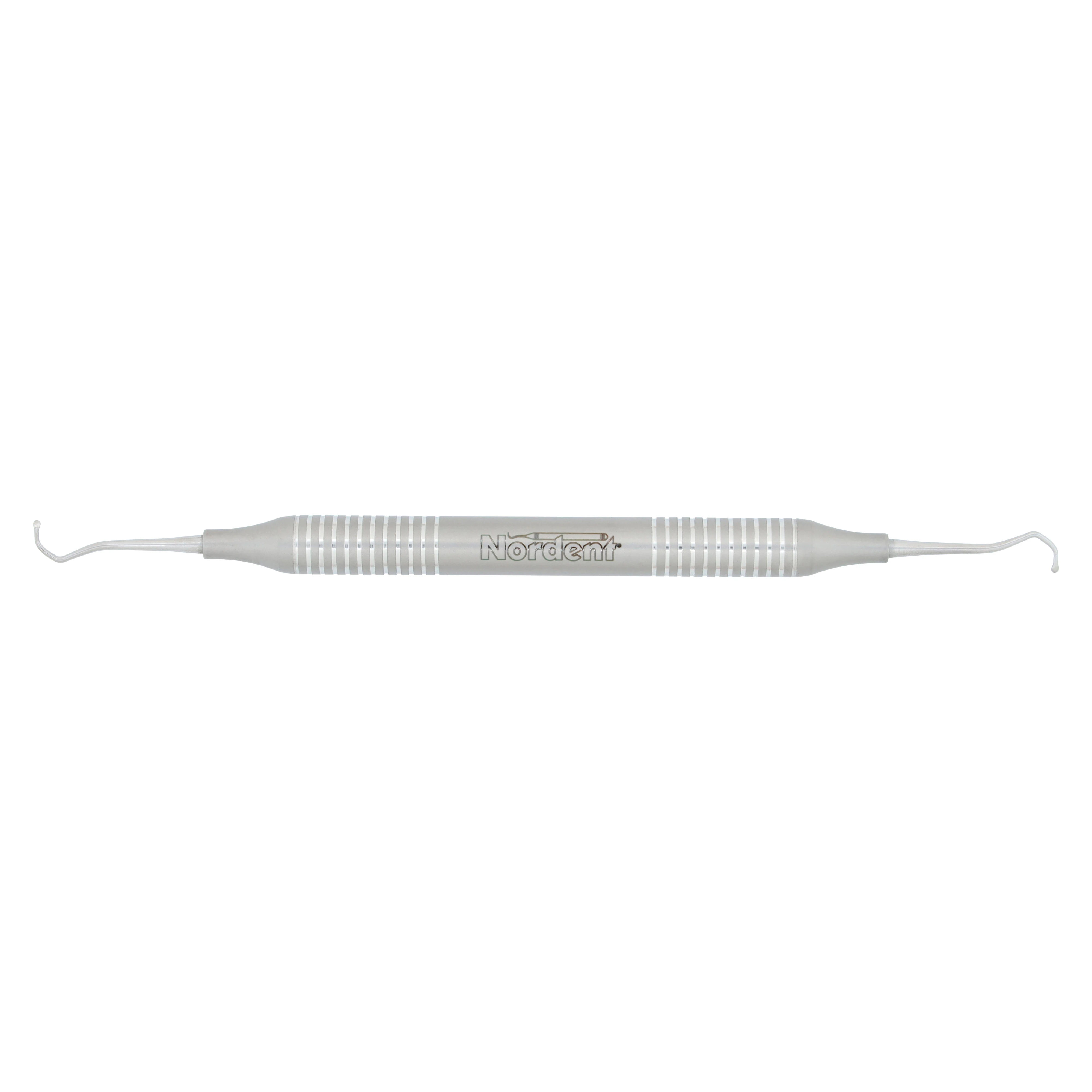 Nordent Excavator #8 Back Action Anterior Spoon, DuraLite Round, Double-End, 85° Angle, REEC8