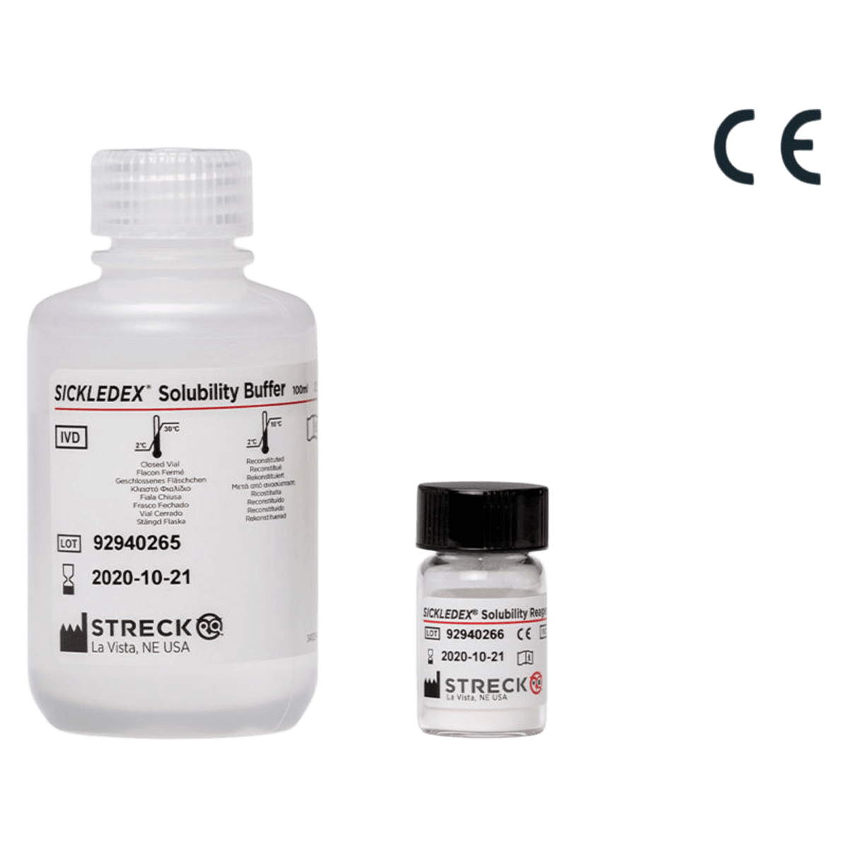 Sickledex Hemoglobin Sickle-Type Test Kit, 12 Tests, Streck LLC