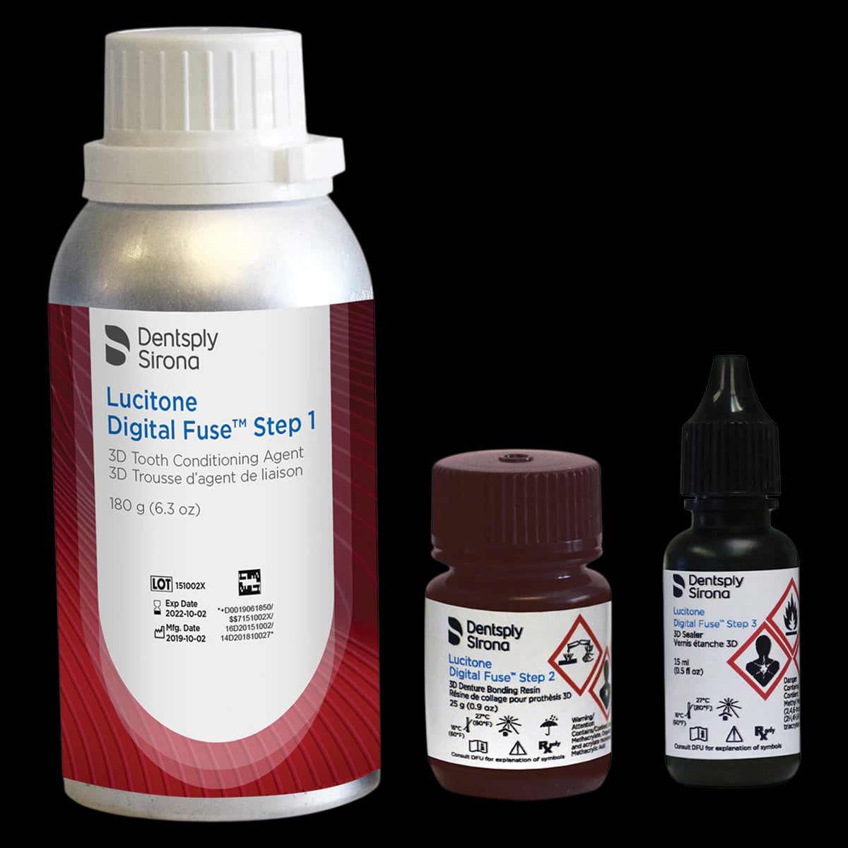 Lucitone Digital Fuse Step 2 3D Denture Bonding Resin, Original Opaque, 25g Bottle