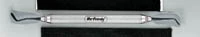 Hu-Friedy XTS W3 Double-Ended Plastic Filling Instrument, #6S Smooth Satin Steel Handle, TNPFIW3