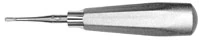 Hu-Friedy Surgical Elevator #81E, #510 Large Tapered Hexagonal Handle, Single End, Stainless Steel