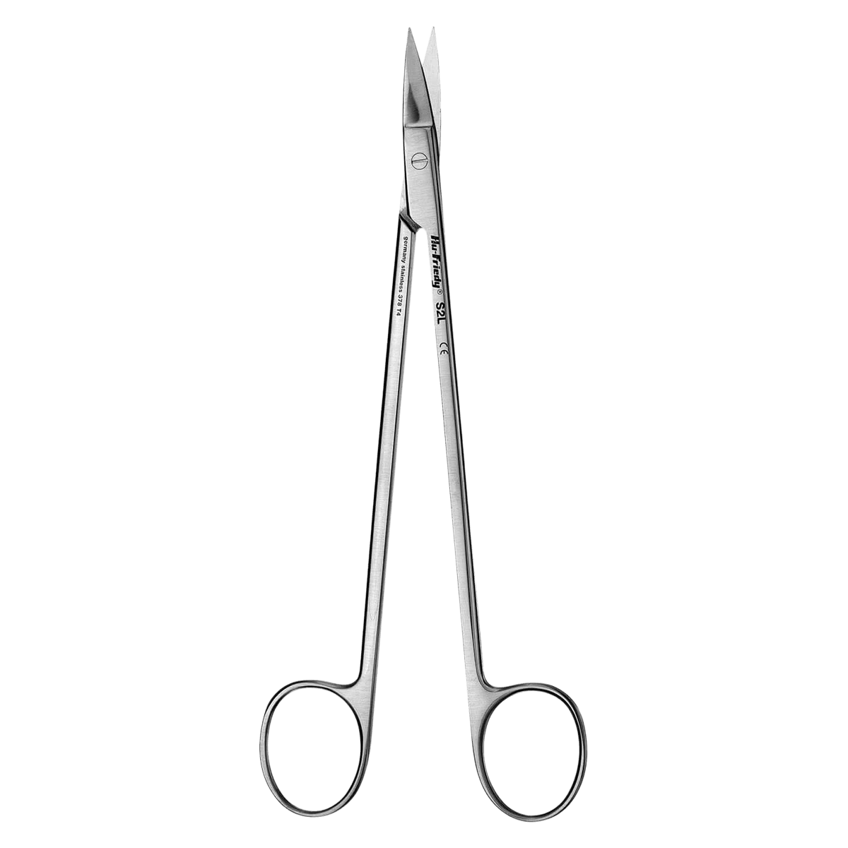 Hu-Friedy #2L Kelly Straight Surgical Scissors, 7 inch, 1 Serrated Blade