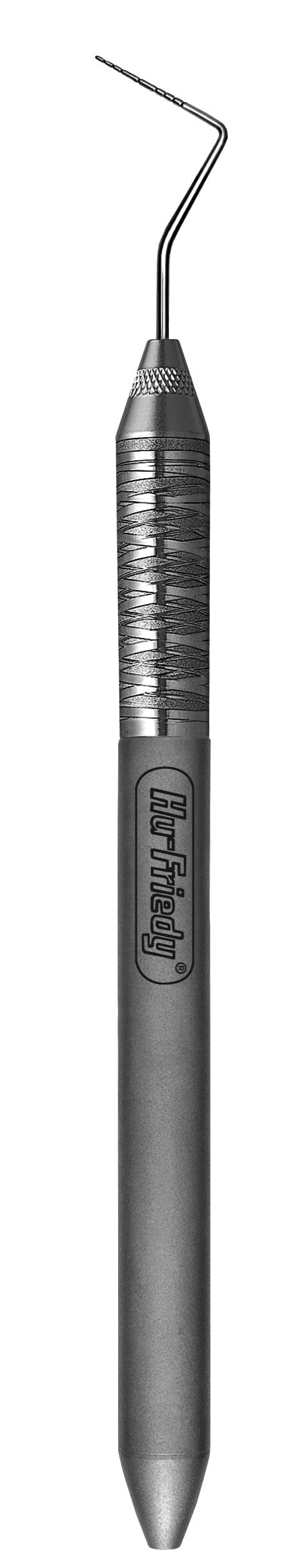 Hu-Friedy Thin Williams Periodontal Probe, Single-End, #6 Satin Steel Handle, 1-2-3-5-7-8-9-10 Markings