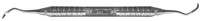 Hu-Friedy CK-6 Crane-Kaplan Sickle Scaler, Double-Ended, #6 Satin Steel Handle, 1/Pk