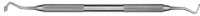 Hu-Friedy Frahm Double-Ended Carver, 2/3, #41 Round Handle, Carbide, CVFR2/3