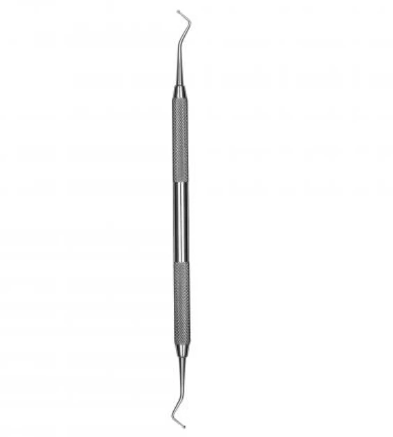 Hu-Friedy Double-Ended Excavator #38/39, #6 Satin Steel Handle, EXC38/396