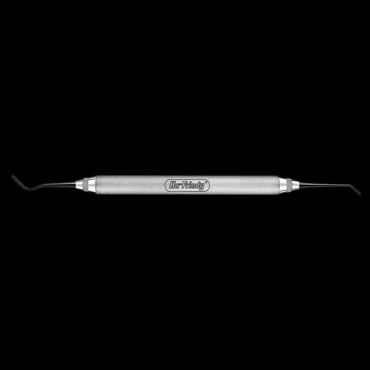 Hu-Friedy Goldstein Flexi-Thin Composite Instrument, Size 1, XTS Smooth Satin Steel Handle, Double-Ended, TNCIGFT1