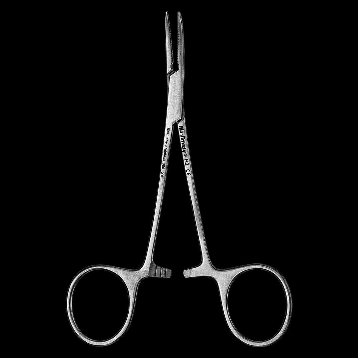 Hu-Friedy Halsted-Mosquito Hemostat, Curved, #3, 4-3/4", H3