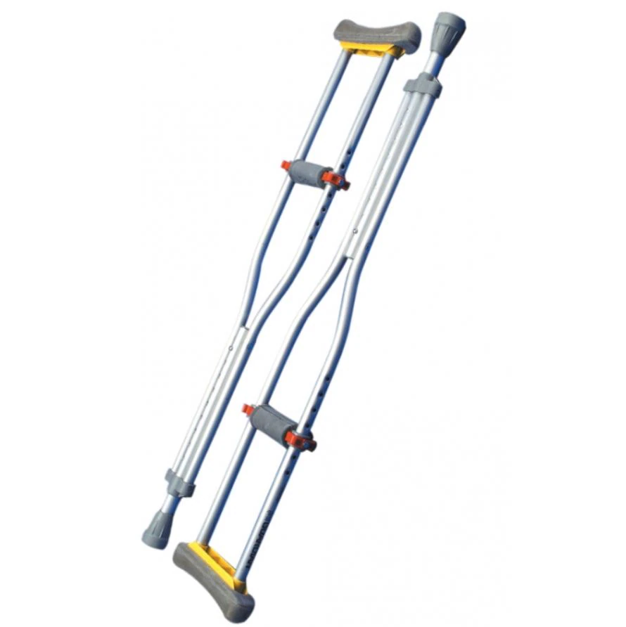 ProCare Aluminum Crutches, Adult, 300 lb Capacity, 70-78" Height, Pair