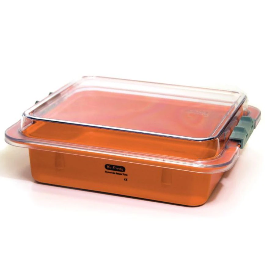 Hu-Friedy Signature Series® Complete Tub Kit, 11-3/16" W x 4" H x 12-3/4" L, Orange, IMS-1403