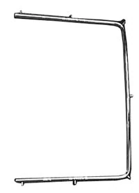 Hu-Friedy Rubber Dam Frame, Adult, 6" (15 cm), Stainless Steel, RDAF6