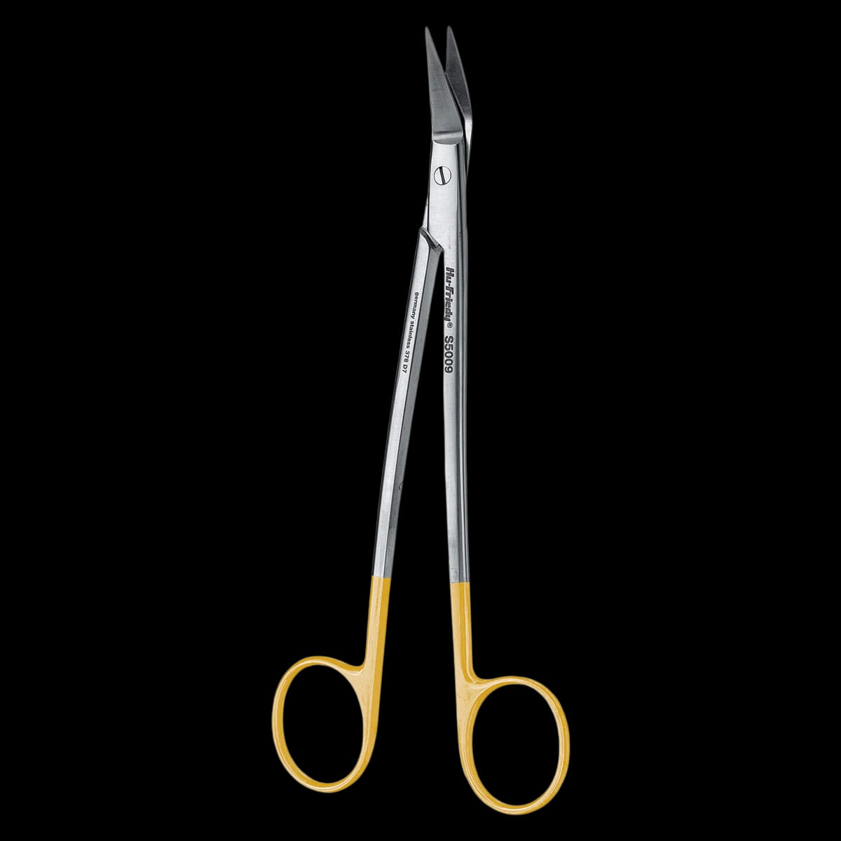 Hu-Friedy Dean Perma Sharp Surgical Scissors, 1 Serrated Blade, 6.25" (16.5 cm), 1/Pk, S5009
