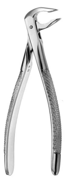 Hu-Friedy Extraction Forceps, Deep Reaching Apical, European-Style, Lower Anteriors, #74N (AF74N/FAFX74N)