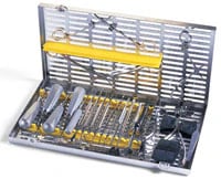 IMS® Signature Series® Oral Surgery Cassettes, 8" x 14.5" x 1.25", Gray, Stainless Steel, 1/Pkg
