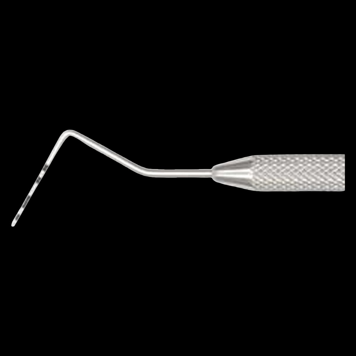 Hu-Friedy Qulix CP-10 Color-Coded Single-End Periodontal Probe, #6 Satin Steel Handle, Markings 1-2-3-5-7-8-9-10 mm