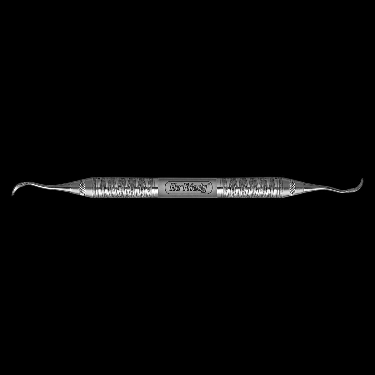 Hu-Friedy 204 Sickle Scaler, Double End, #6 Satin Steel Handle, S2046