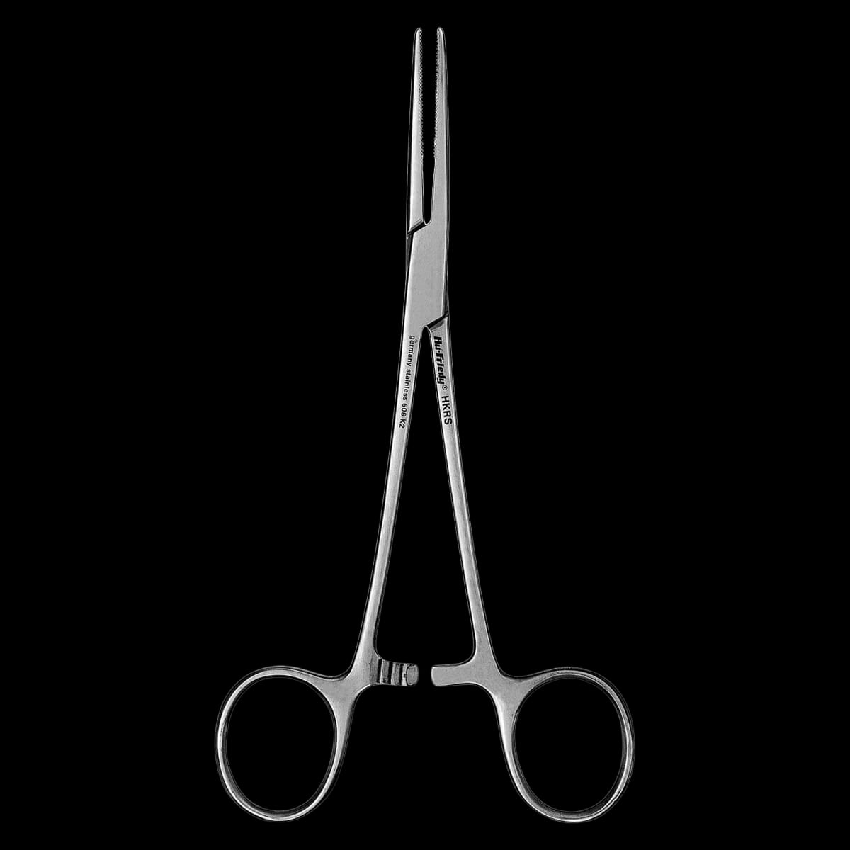 Hu-Friedy Kelly-Rankin Hemostat, Straight, 6.5" (16 cm), Stainless Steel, HKRS