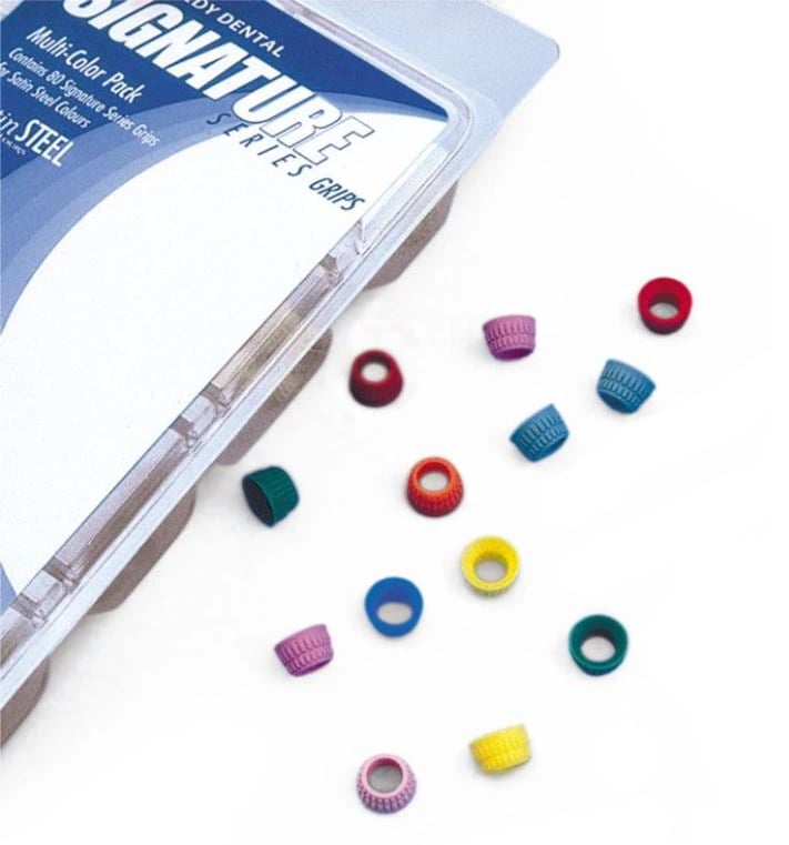 Hu-Friedy IMS Signature Series Instrument Grips, Assorted Colors, 80/Pk, SSGMULTI