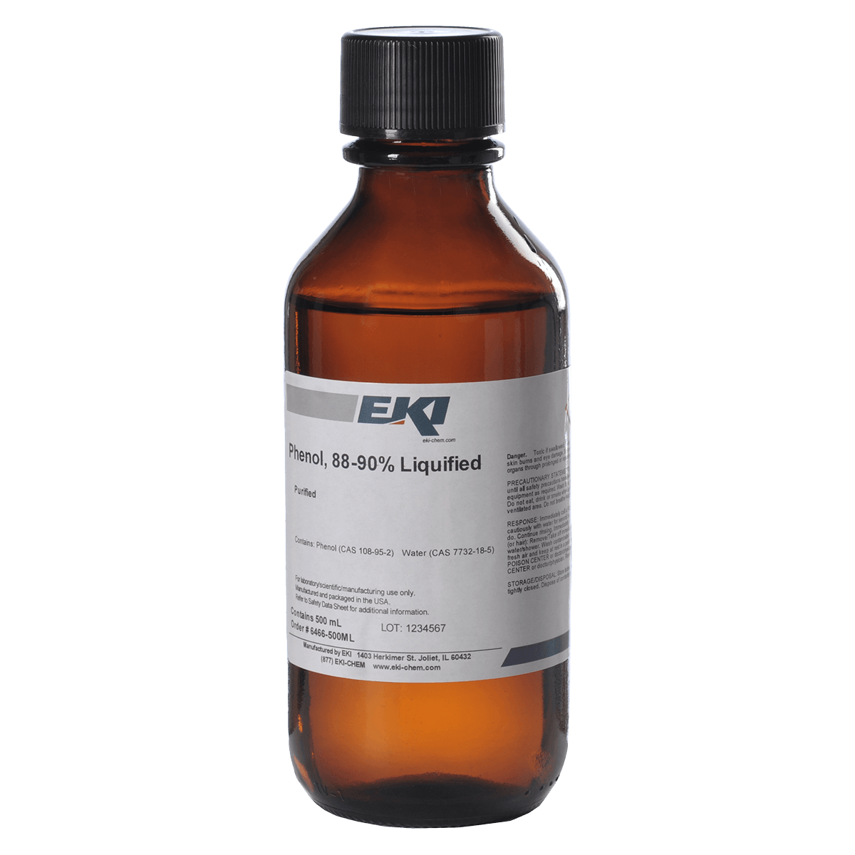Purified Phenol Reagent 88-90%, 500mL Bottle