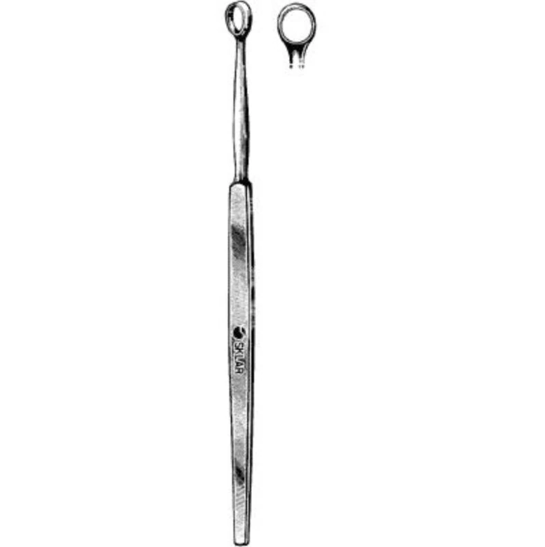 Sklar Instruments Fox Dermal Curette, 5-1/2", Stainless Steel, Non-Sterile, Reusable