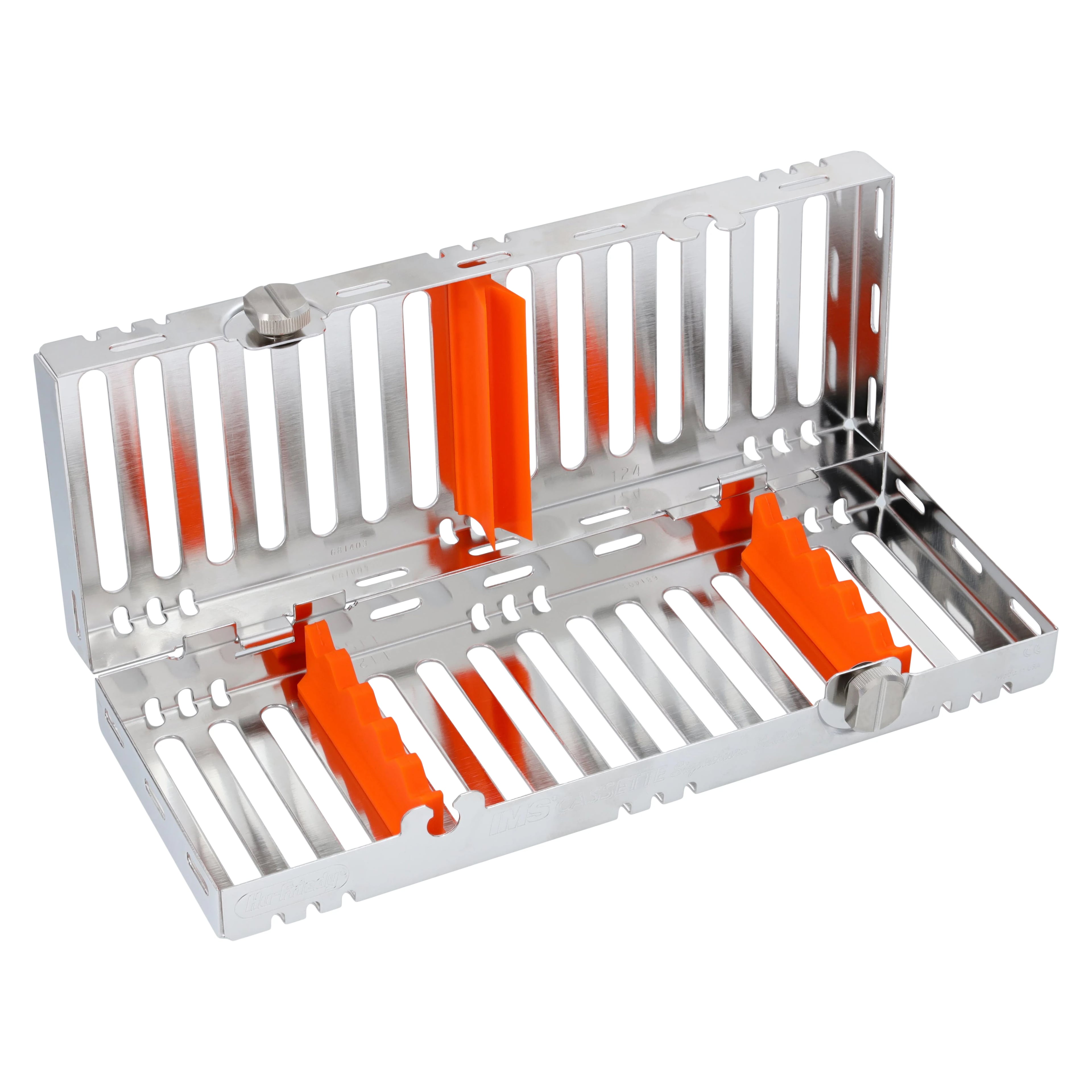 IMS® Signature Series® Exam Cassettes – 5 Instrument Capacity, 3" x 8" x 1.25", Orange, IM6053