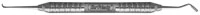 Hu-Friedy Nash/Taylor Laminate Veneer Placement Stabilizer, Curved, Double End, #6 Satin Steel, VENSTAB