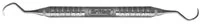 Hu-Friedy Sickle Scaler 3/4 Remington DE, #6 Satin Steel Handle, SRM3/46