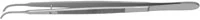 Hu-Friedy Tissue Pliers Gerald 1x2 Curved, 7 in