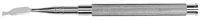 Hu-Friedy OCH-2 Ochsenbein Single-Ended Periodontal Bone Chisel, #524 Round Handle, Stainless Steel, 1 Each