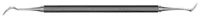 Hu-Friedy CK-3 Crane-Kaplan Double-End Periodontal Knife, #2 Octagon Handle, Stainless Steel, 1 Each