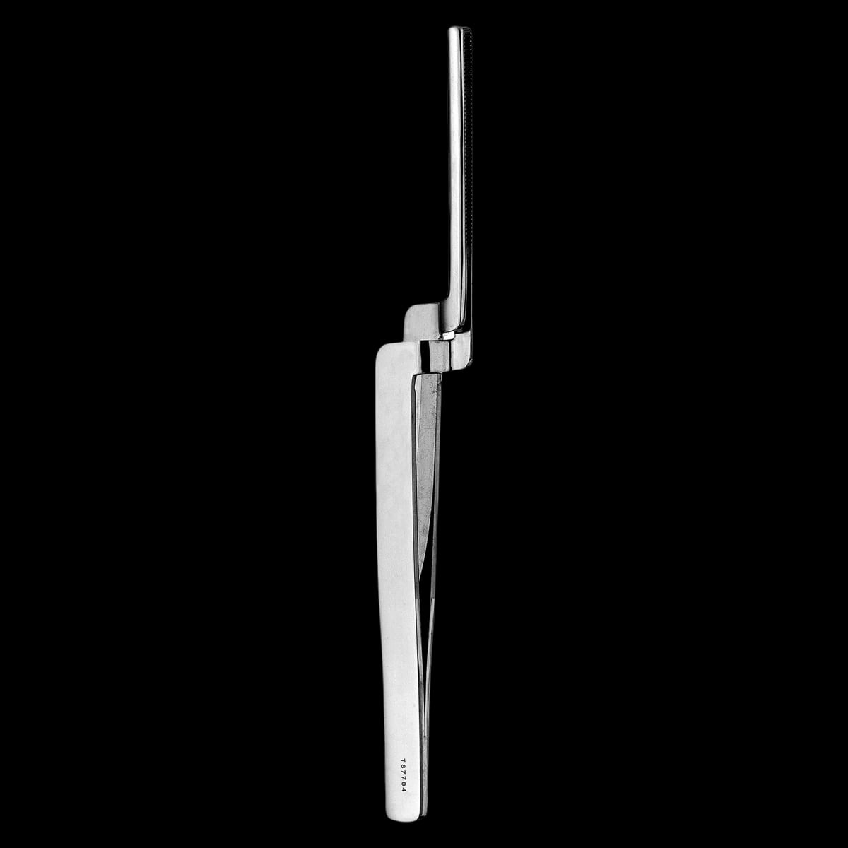 Hu-Friedy Miller Articulating Paper Forceps, Straight, Serrated, Stainless Steel, 6", APF2