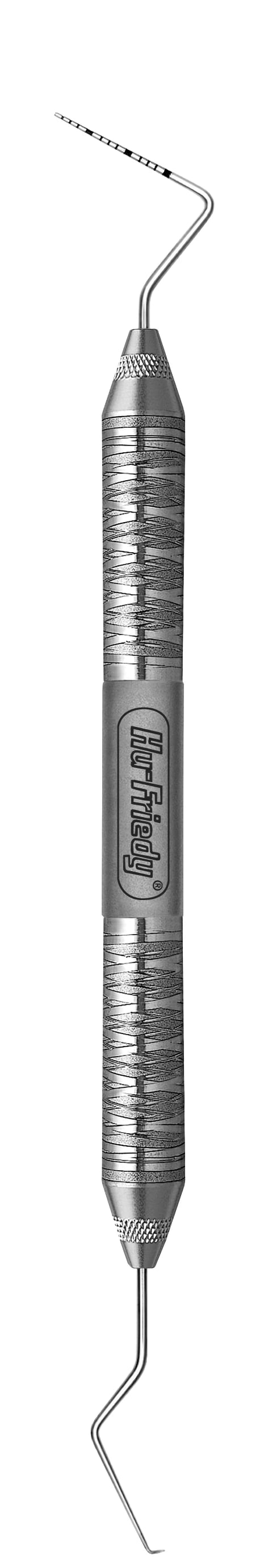 Hu-Friedy Expro TU17/UNC15 Double-Ended Diagnostic Instrument, #6 Satin Steel Handle, XPTU17/156