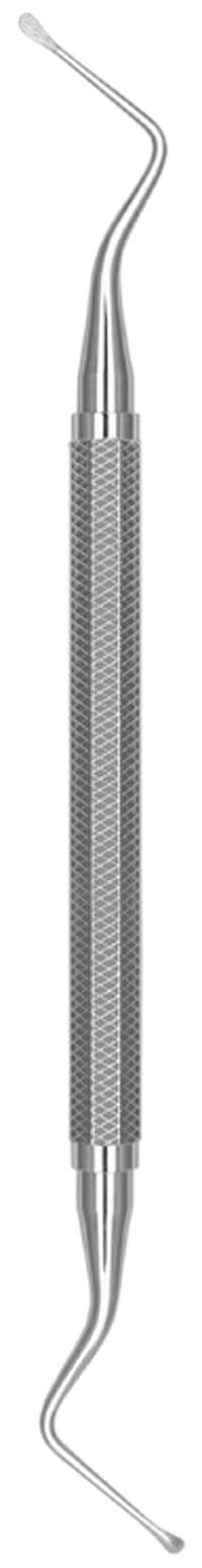 Hu-Friedy #84 Lucas Surgical Curette, Double End, 2.0mm Spoon Blade, #522 Hexagon Handle, CL84