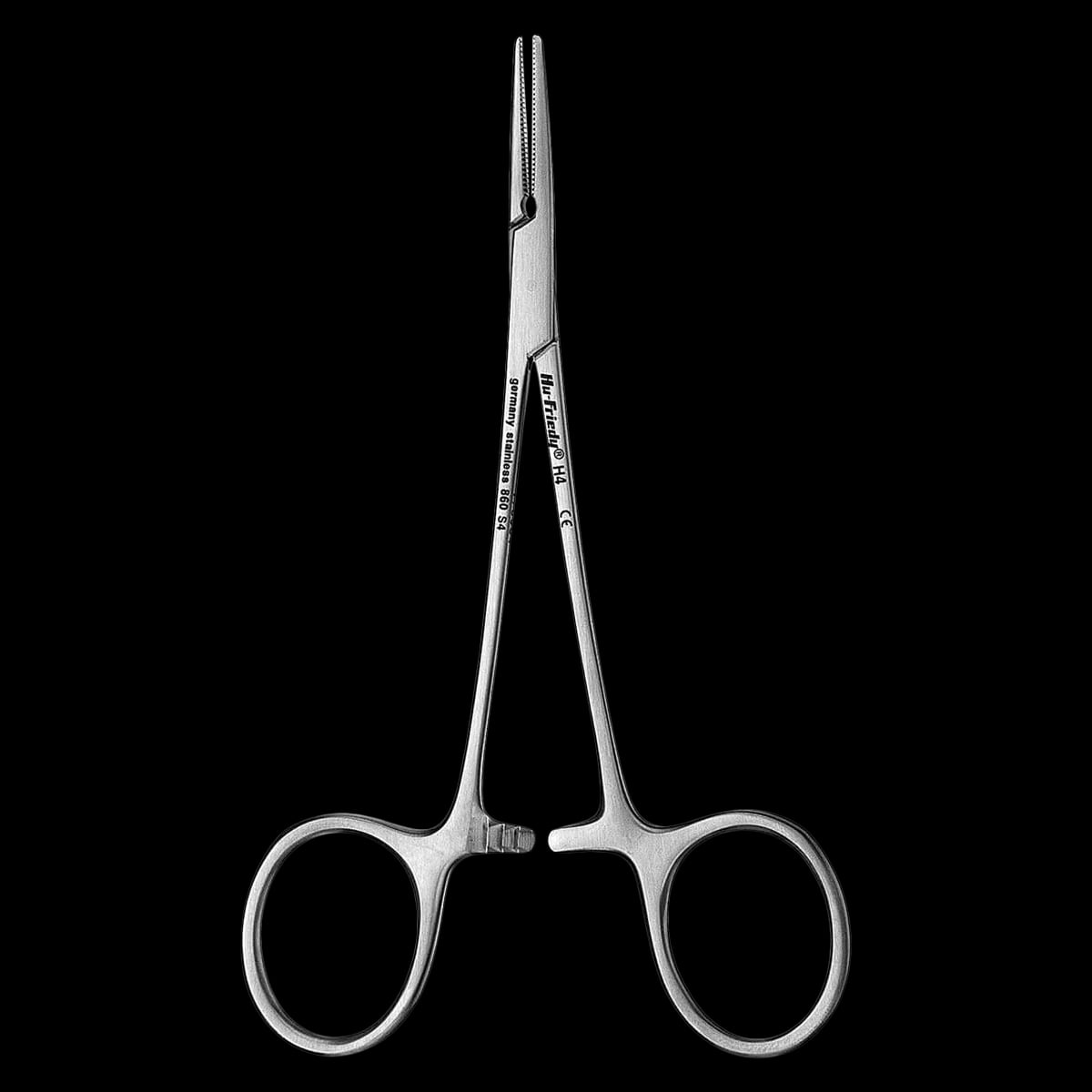 Hu-Friedy H4 Halsted Mosquito Hemostat, Straight, 4.75"