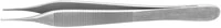 Hu-Friedy 1x2 Micro Adson Tissue Pliers, 1.7 mm, Tungsten Carbide, 4 3/4" Length, Each, 892904