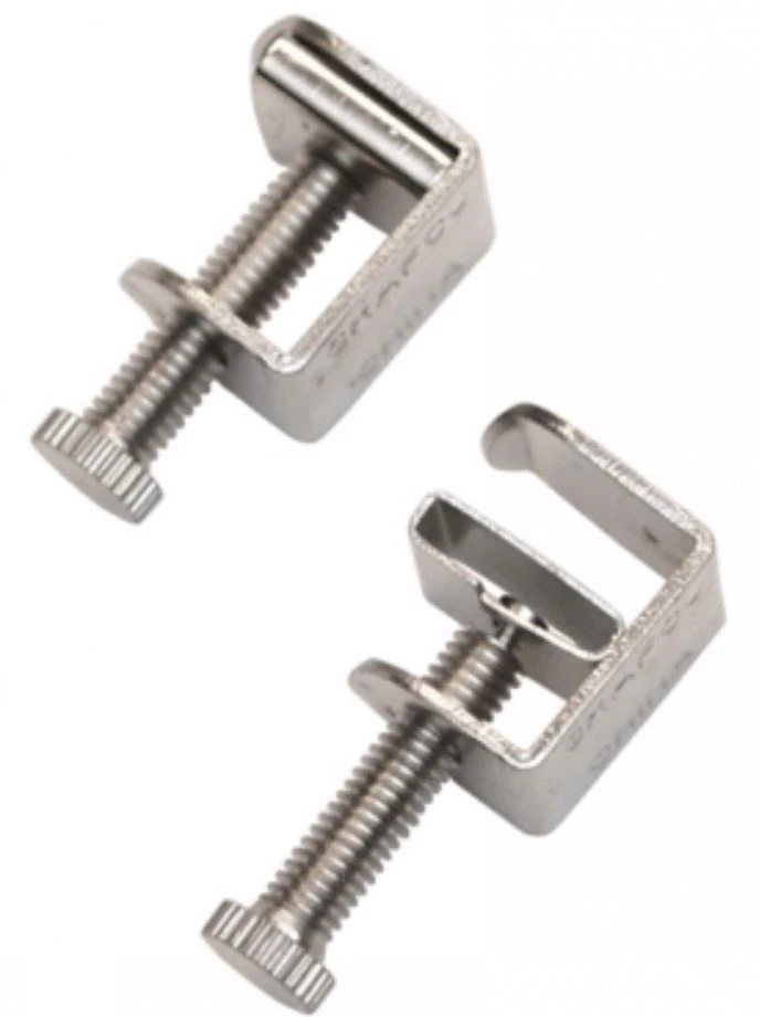 Graham-Field IV Tubing Clamp, Chrome Plated Copper, 1/2" x 1/2", Reusable, 12/Bag