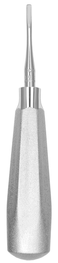 Hu-Friedy Surgical Elevator 304W Seldin, #510 Large Tapered Hexagonal Handle, Single End, Stainless Steel